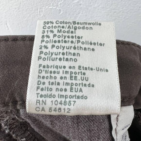 AG ADRIANO GOLDSCHMIED Brown The Prima Mid Rise Cigarette Denim Jean Size 27 - Picture 7 of 9